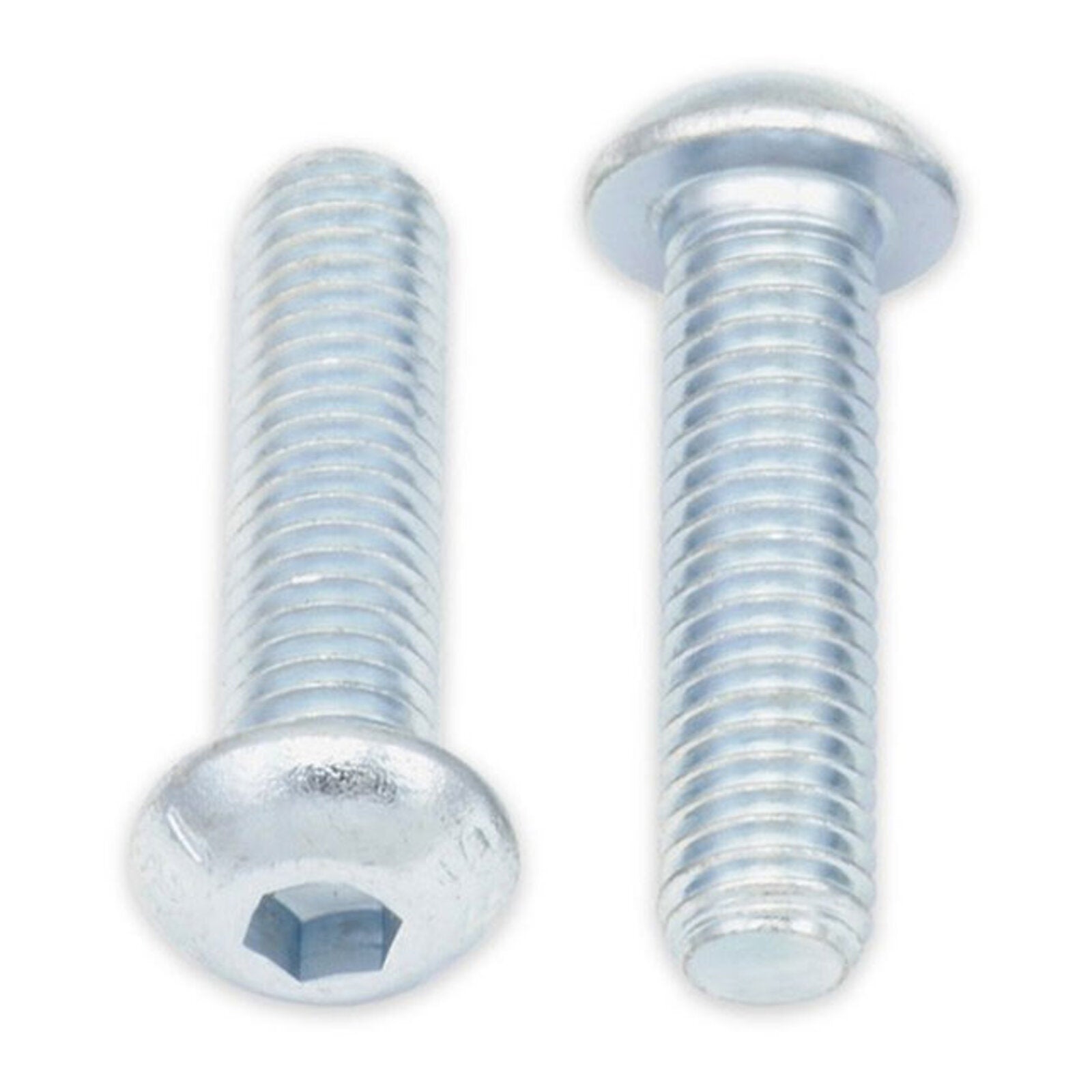 BOLT 6x20mm 1.0p Fairing Button Allen Head Bolts - 10 Pack