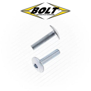 BOLT 6x25mm 1.0p Fairing Button Allen Head Bolts - 10 Pack
