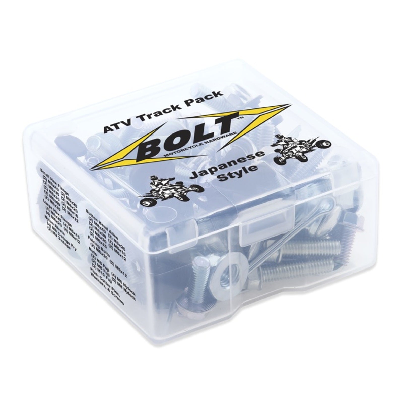 BOLT Track Pack - ATV Motorcycle Bolt Kit - 6 Pack