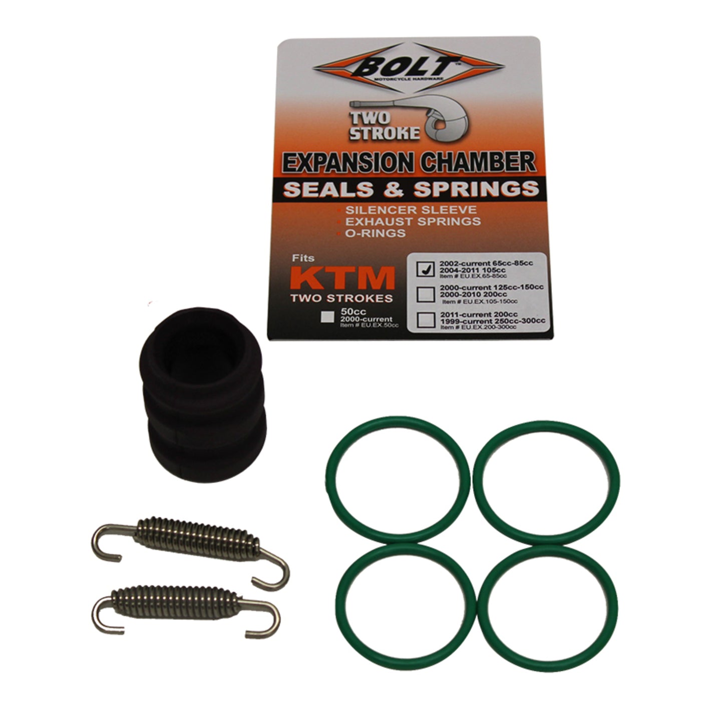 BOLT Expansion Chamber Oring Seal Kit - MC65 MC85 65SX 85SX TC65 TC85