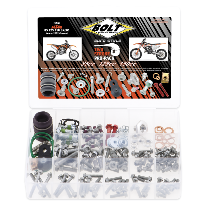 BOLT Euro 85-150cc Pro Pack Bolt Kit - KTM GasGas Husqvarna