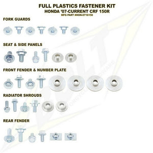BOLT Body Work Fastener Bolt Kit - Honda CRF150R 07-26