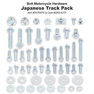 BOLT Japanese Track Pack II Motorcyle Bolt Kit - 54 Piece