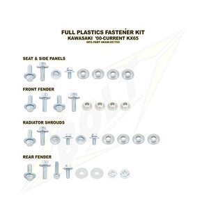 BOLT Body Work Fastener Bolt Kit - Kawasaki KX65