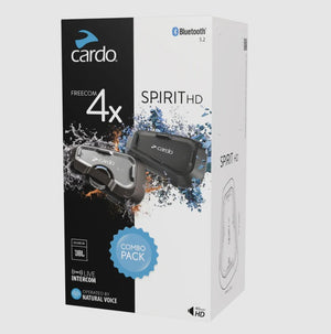 Cardo Dual Combo Intercom Pack - Freecom 4X + Spirit HD Intercom