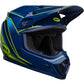 Bell MX-9 MIPS Adult MX Helmet - Zone Gloss Navy/Retina