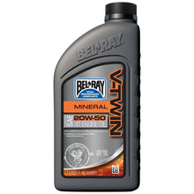 Load image into Gallery viewer, Belray 20W50 V-Twin Mineral Engine Oil - 1 Litre
