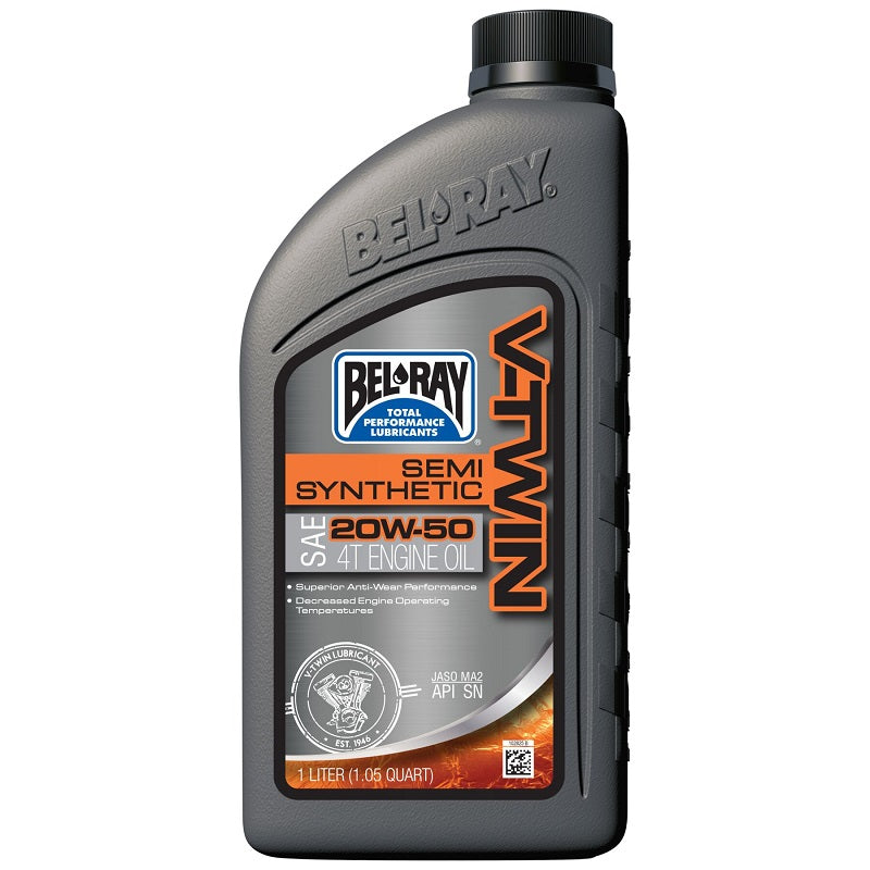 Belray 20W50 V-Twin Semi Synthetic Engine Oil - 1 Litre