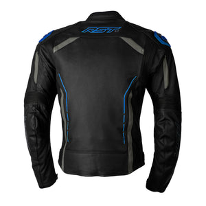 RST S1 Leather Motorcycle Jacket - 3XL / 50 - Black / Blue