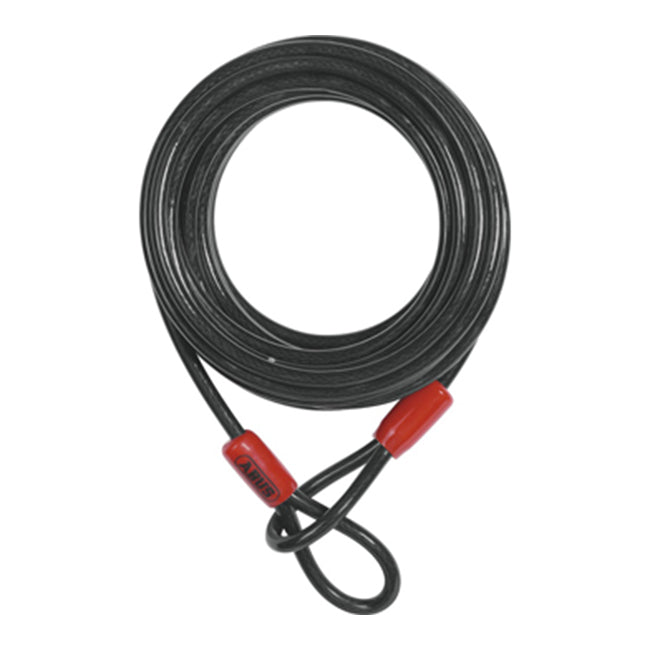 Abus Cobra Loop Cable - 10mm x 10mtr - Black / Red