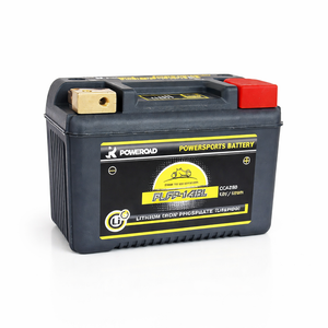 Poweroad PLFP-14BL Lithium Motorcycle Battery - 280cca