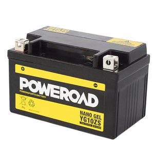 Poweroad YG10ZS Nano Gel Motorcycle Battery - 145cca