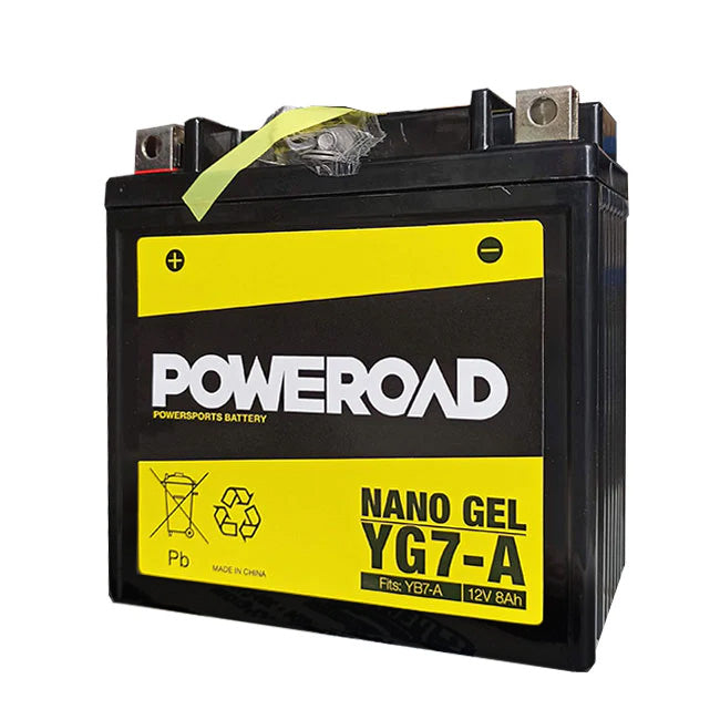 Poweroad YG7C-A Nano Gel Motorcycle Battery - 95cca