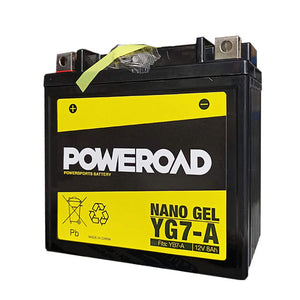 Poweroad YG7C-A Nano Gel Motorcycle Battery - 95cca