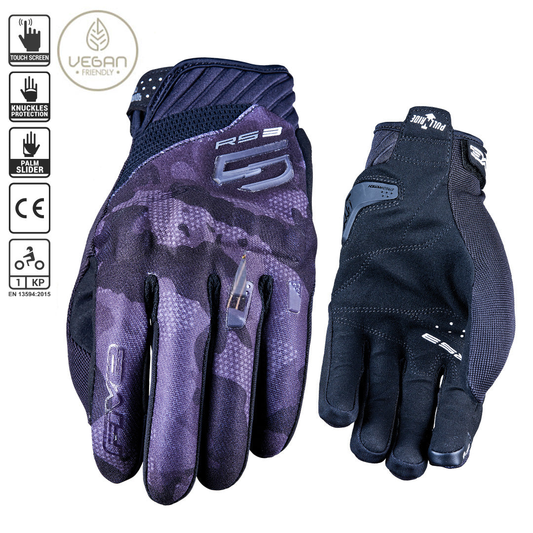 Five RS3 Evo Gloves - Camo Black