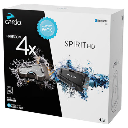 Cardo Combo Pack - Freecom 4X + Spirit HD Intercom