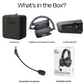 Cardo Packtalk Edgephones ORV - Single Pack - Bluetooth Intercom System