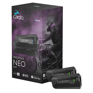 Cardo Packtalk Neo - Dual Pack - Bluetooth Intercom System