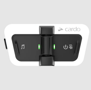 Cardo Packtalk Outdoor - White Single Pack - Bluetooth Intercom System