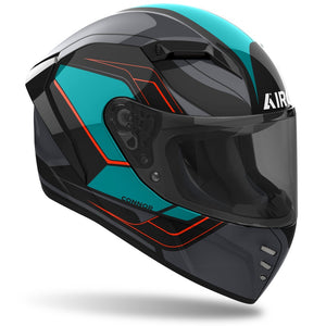Airoh Connor Helmet - Dunk Gloss Black Teal