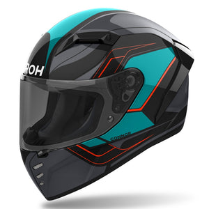 Airoh Connor Helmet - Dunk Gloss Black Teal