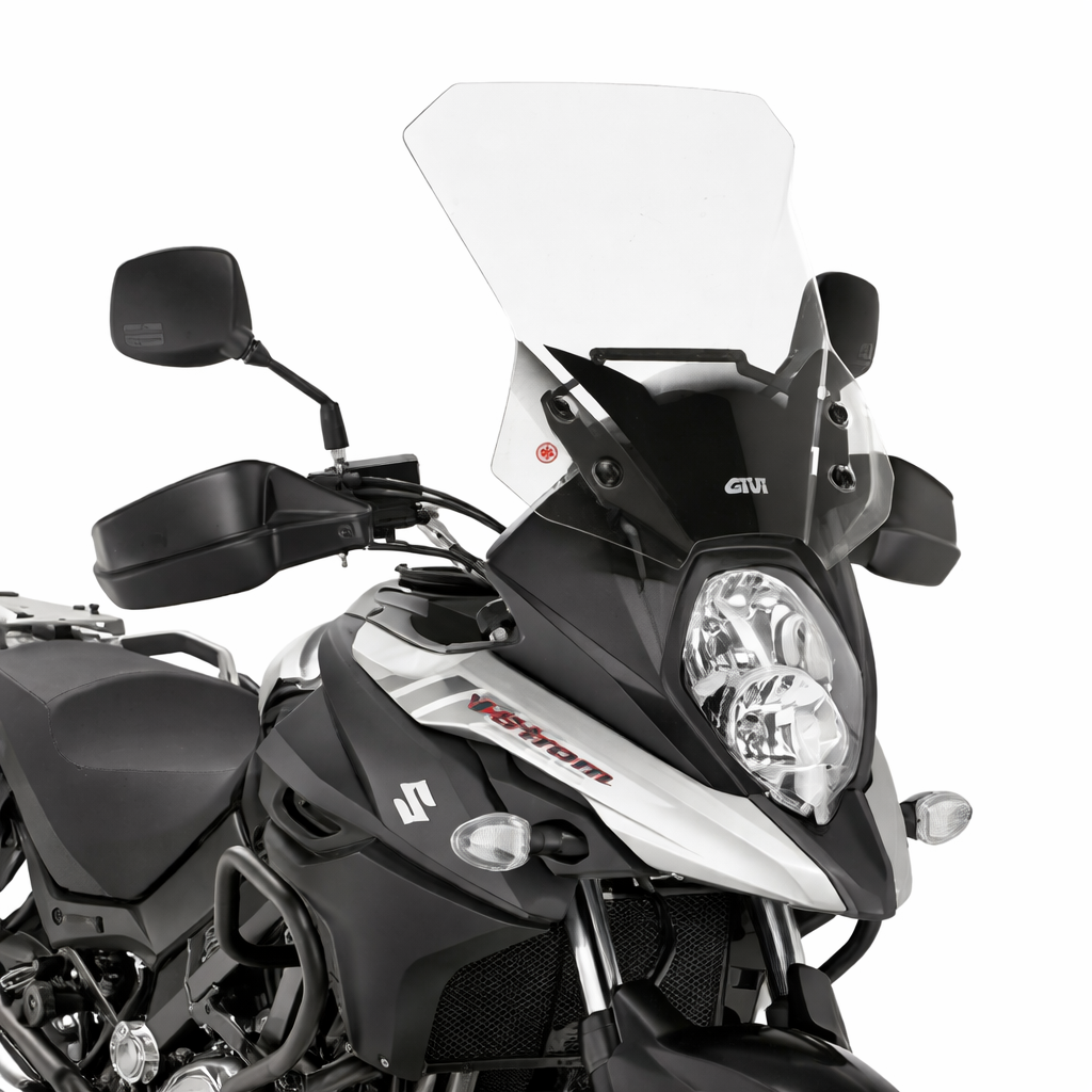 Givi Tall Clear Windscreen - Suzuki DL650 V-Strom 2017-2024 - D3112ST