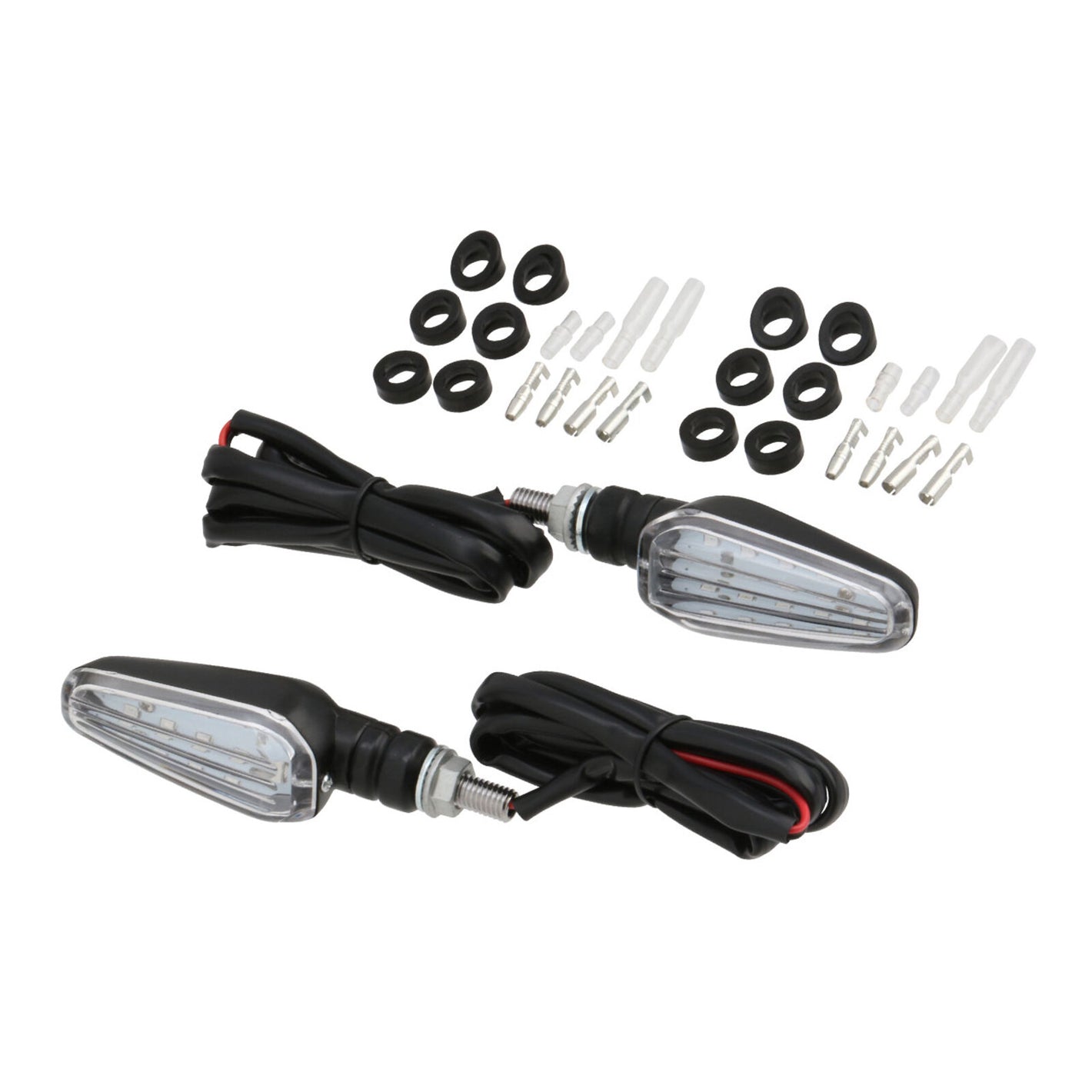 DRC 602 LED Flasher Lights (12V / Clear / Pair)