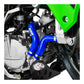 DRC Silicone Radiator Hose Kit - Yamaha YZ450F (2018–2022) - Blue