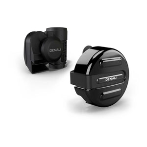 Denali SoundBomb V-Twin Dual-Tone Air Horn with Cover - Black