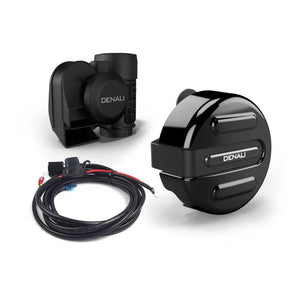 Denali SoundBomb V-Twin Air Horn with Cover / Harness