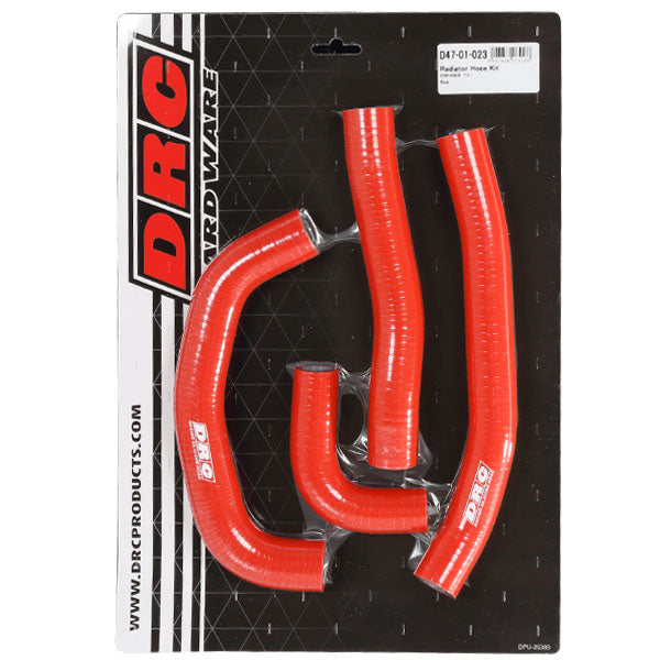 DRC Radiator Hose Kit - Red - Honda CRF450R RX