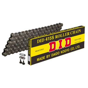DID 415S Heavy Duty Chain - 415 x 104 Link - Clip Link