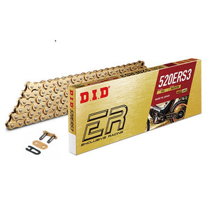 DID 520ERS3 Ultra Light Race Chain - 520 x 120 Link - Clip Link
