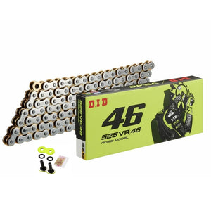 DID 525VX3 VR46 X-Ring Chain x 525 x 120 Link - Rivet Link
