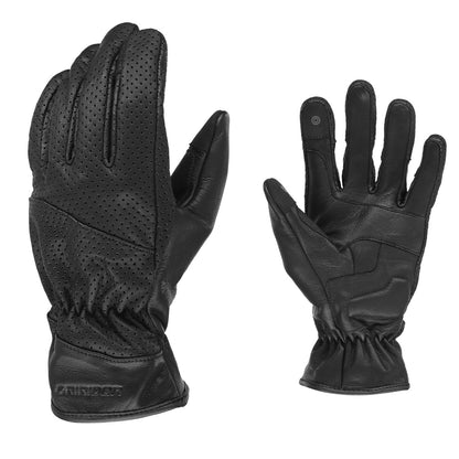 Dririder Coolite 2 Leather Summer Gloves - Black