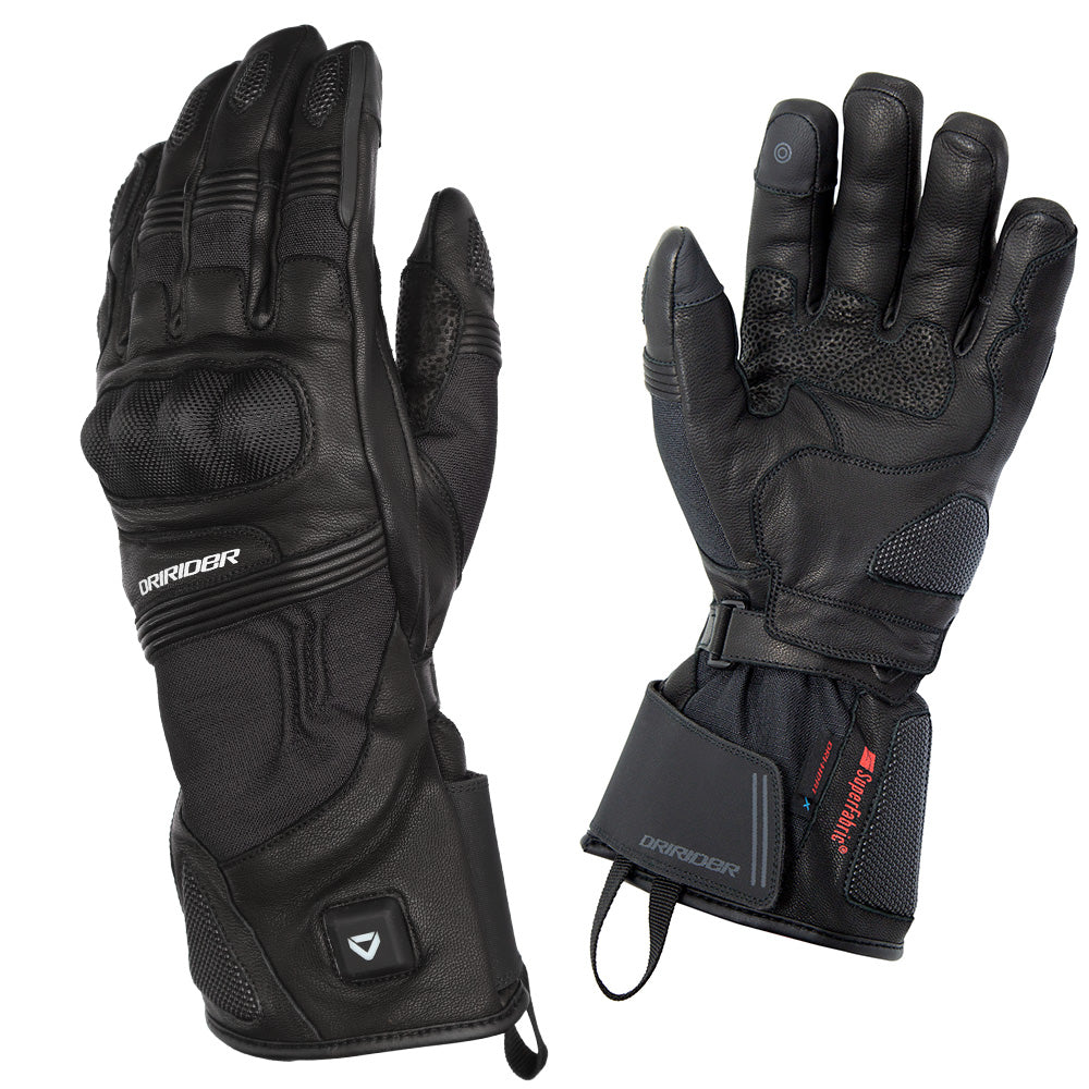 Dririder Phoenix Ladies Heated Waterproof Gloves - Black