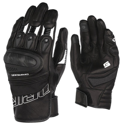 Dririder Torque Short Cuff Summer Gloves - Black / White