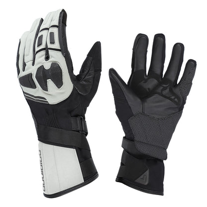 Dririder Vortex ADV Long Cuff Waterproof Gloves - Grey / Black