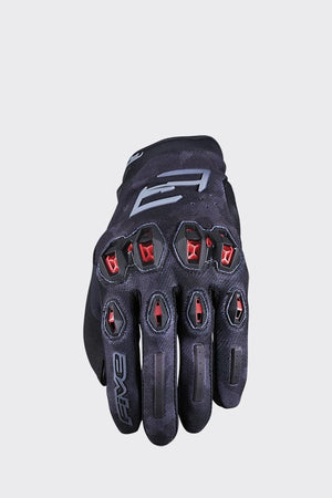 Five Stunt EVO 2 Gloves - Camo Black / Red