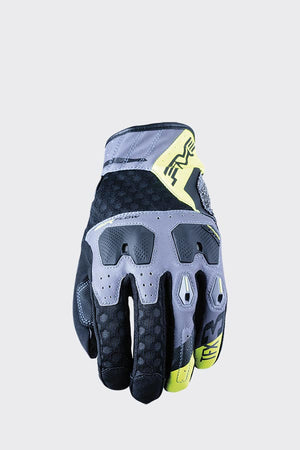 Five TFX3 Airflow Gloves - Grey / Fluro Yellow