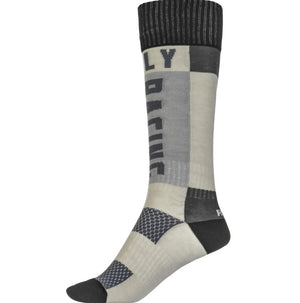 Fly MX Thick Youth Socks - Gray / Black