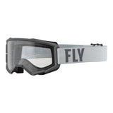 Fly '23 Focus Youth Goggle - Grey / Dark Grey with Clear Lens