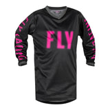 Fly Racing 2023 F-16 Youth Jersey - Black / Pink