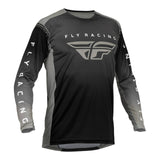 Fly Racing 2023 Lite Hydrogen Youth Jersey - Black / Grey