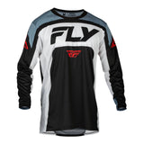 Fly Racing 2024 Lite Jersey - Black / White / Denim Grey