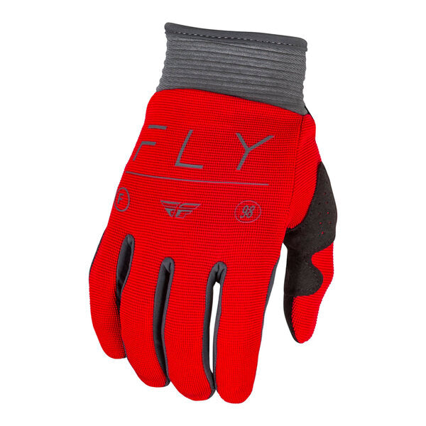 Fly Adult X-Small (7) : F16 MX Gloves - Red