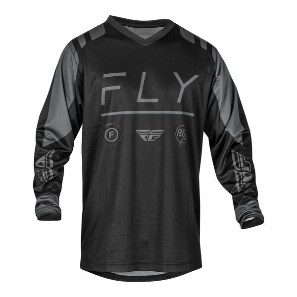 Fly Adult 4X-Large F16 MX Jersey - Black Charcoal