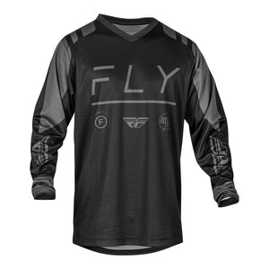 Fly Adult 3X-Large F16 MX Jersey - Black Charcoal