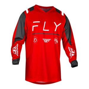 Fly Adult 2X-Large F16 MX Jersey - Red Charcoal White