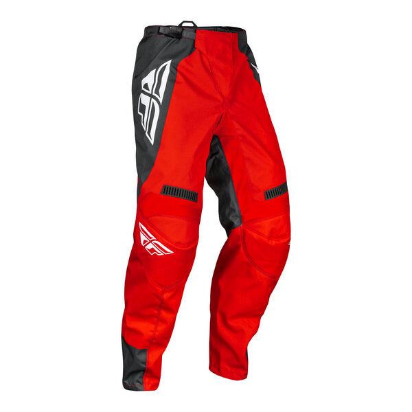 Fly Adult 28" F16 MX Pants - Red Charcoal White